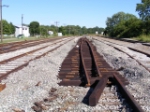 Yard track rehab project at the west end of Renick yard